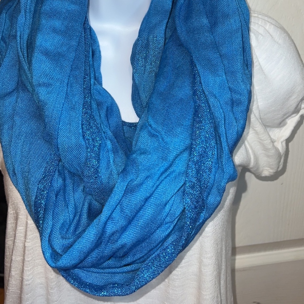 Charlotte Russe Torquoise Infinity Scarf